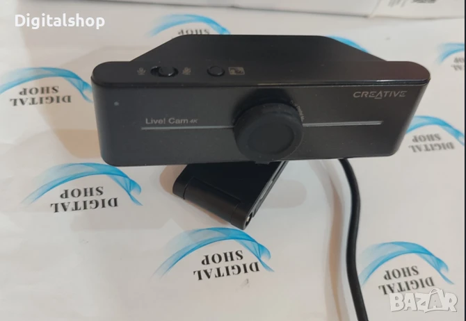 Creative Live! Cam Sync 4K –уеб камера с микрофони|Разопакован продукт, снимка 1