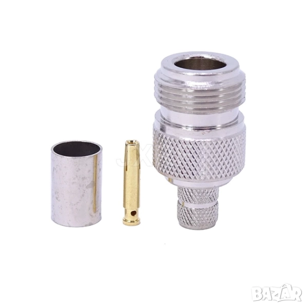 Конектор за крипмване N Female, снимка 1