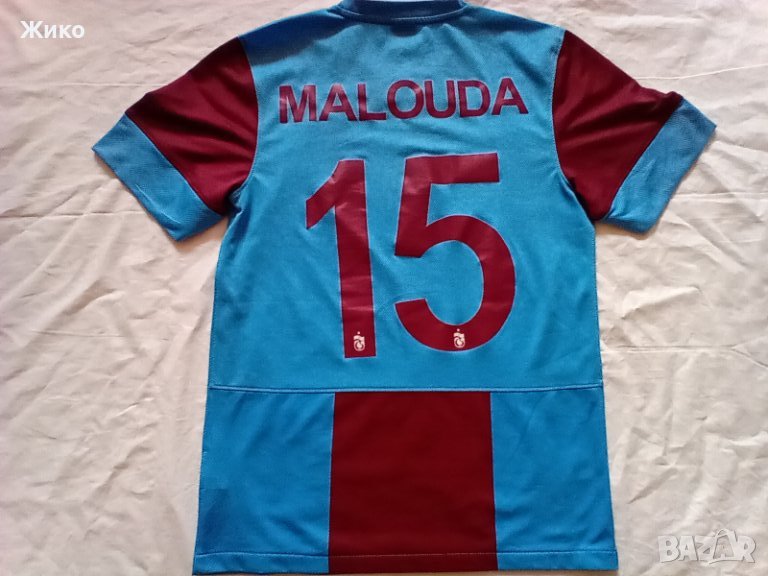 Трабзонспор 2013/14 оригинална футболна тениска NIKE фланелка с номер 15 FLORENT MALOUDA, снимка 1