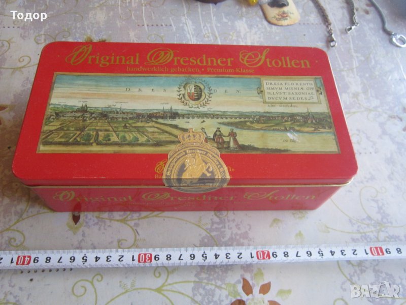 Литографска ламаринен тенекиена кутия, снимка 1