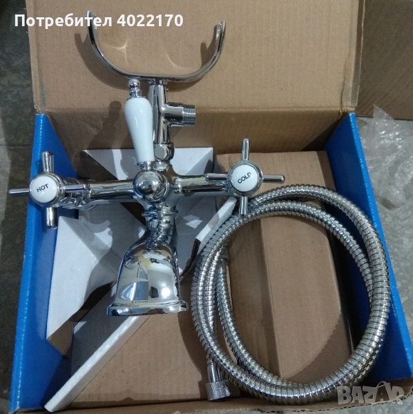 Чисто нова Викторианска смесителна батерия за вана, внос от Англия, снимка 1