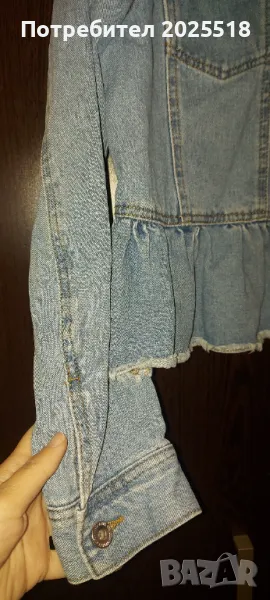 Дънково яке Stradivarius, снимка 1