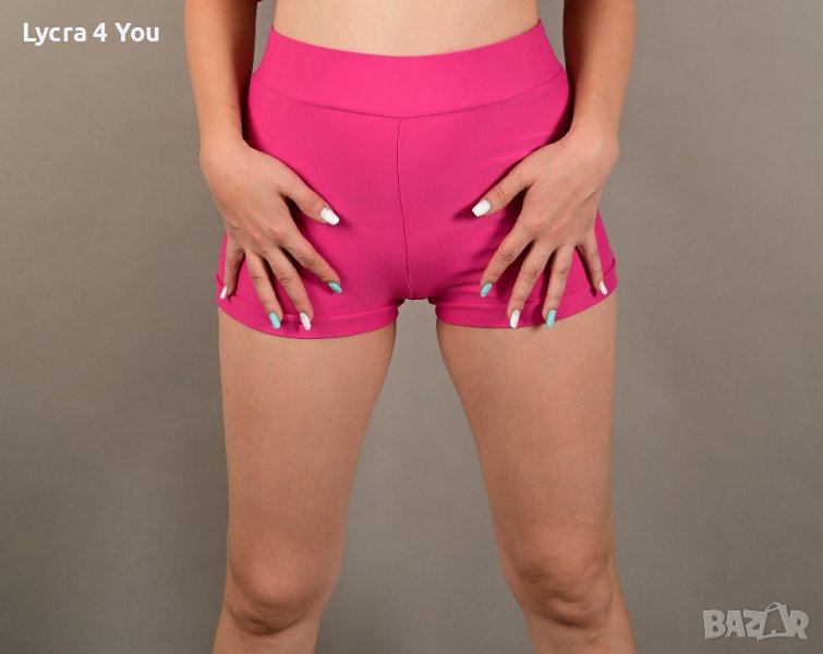 Delphine Murat Paris M размер розови къси шорти/клин от ликра, снимка 1