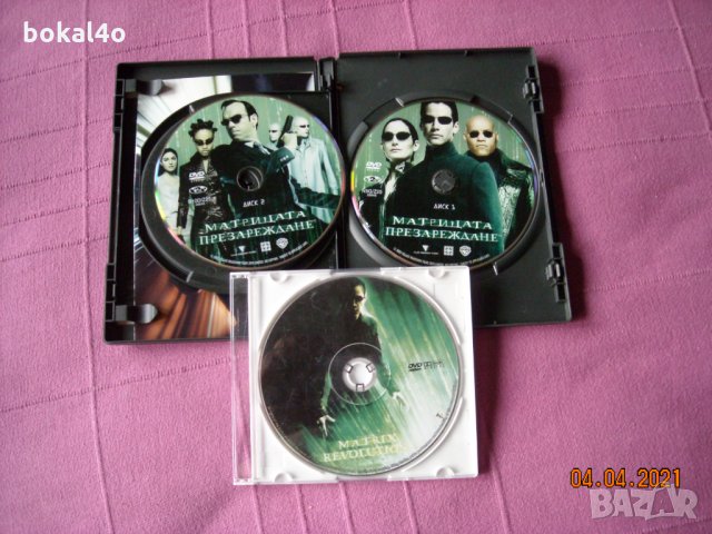 Матрицата-3 ДВД-та, снимка 5 - DVD филми - 34053435