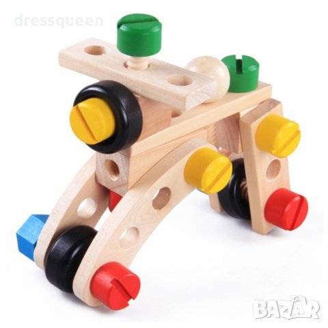 3594 Дървен конструктор, снимка 9 - Конструктори - 37741940