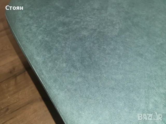 Синя табуретка от плат с фунция ракла, снимка 9 - Дивани и мека мебел - 56509651