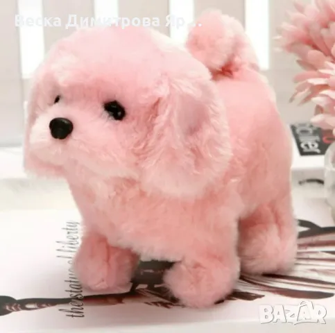 Елтекрическо плюшено лаещо кученце с батерии., снимка 4 - Друга електроника - 48928781