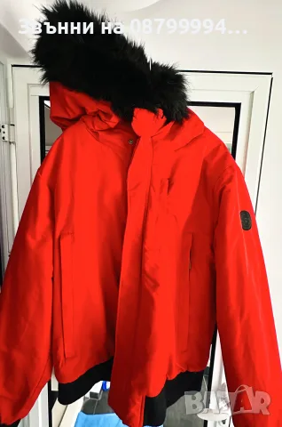 Зимно яке  Born Rich London Mens Emarnos Jacket Red.