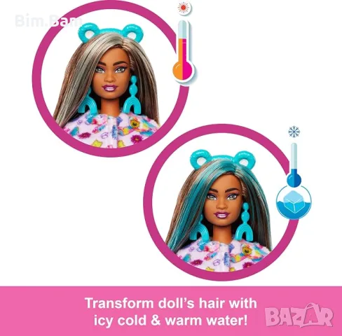 Кукла  Barbie Cutie Reveal Care Bears - Мече - 10 изненади / Mattel - 2 модела, снимка 9 - Кукли - 56168302
