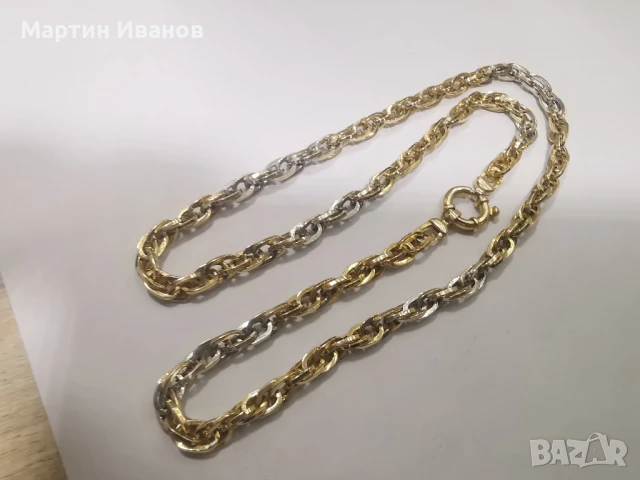 Златен синджир олимпиада , снимка 6 - Колиета, медальони, синджири - 50575399