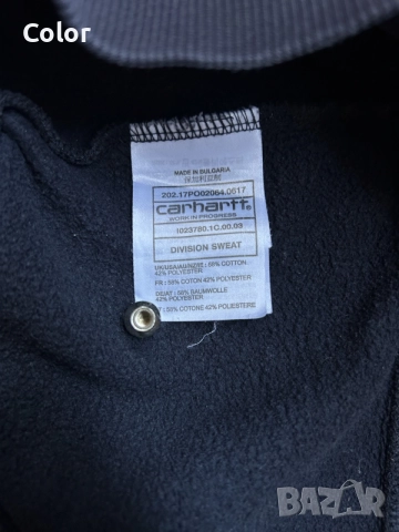 Суитшърт с вата Carhartt, снимка 4 - Суичъри - 56150606