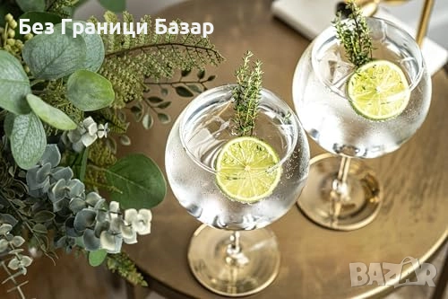 Нови Луксозни кристални Copa de Balon чаши 730 мл – идеални за спритц, снимка 5 - Чаши - 51761029