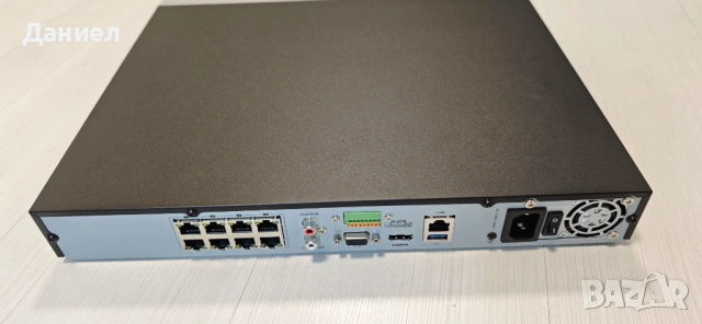 8 портов PoE 4K NVR Hikvision DS-7608NI-K2/8P с HDD 2TB като нов, снимка 7 - Комплекти за видеонаблюдение - 53066619