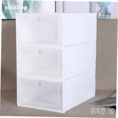 Органайзер за обувки XL: Прозрачна кутия за съхранение (33x24x14 см) 4948