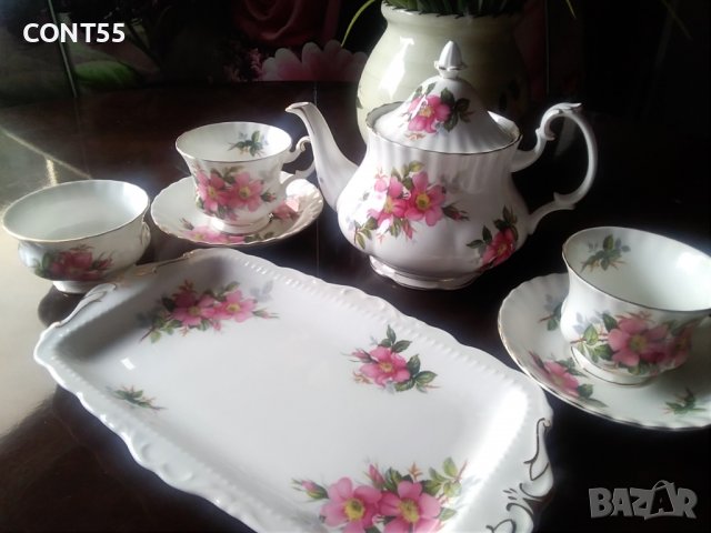 Сервиз за чай Royal Albert Prairie rose , снимка 3 - Сервизи - 39954812