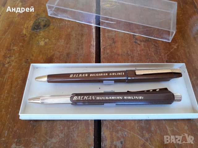 Стара писалка,химикал БГА Балкан,Balkan, снимка 2 - Други ценни предмети - 37117225