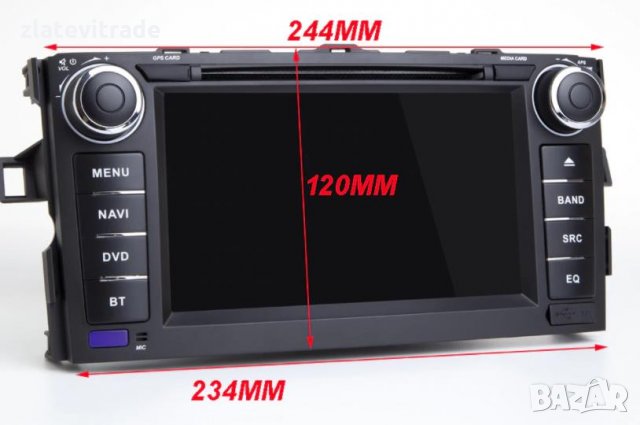 TOYOTA AURIS 2006-2011 Андроид Навигация, 9072, снимка 2 - Аксесоари и консумативи - 31824439