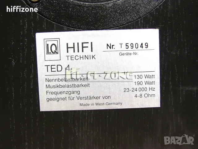 Тонколони I.Q ted 4 /1, снимка 10 - Тонколони - 50393439