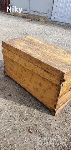 Голяма ракла сандък 103х57х52 см., снимка 8 - Антикварни и старинни предмети - 44212489