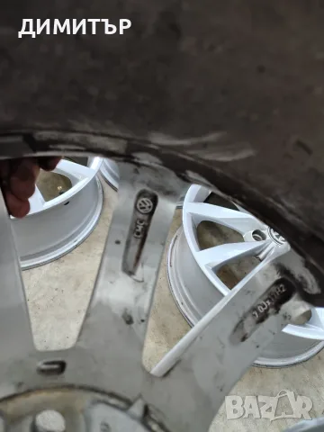 4бр.Алуминиеви джанти 17ки за VW 5x112 7j et49 ORIGINAL!!!, снимка 3 - Гуми и джанти - 55775009