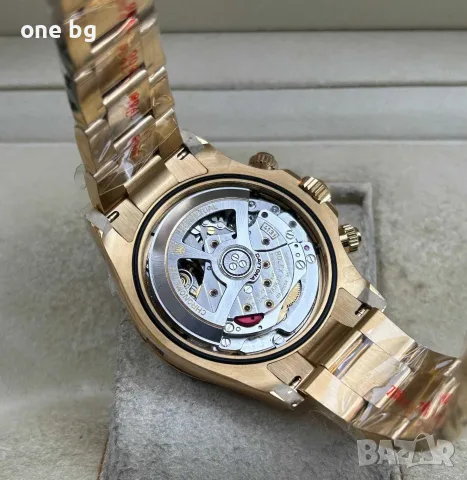 Rolex Daytona 18k Gold Green , снимка 9 - Луксозни - 55959044