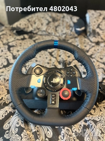 Logitech g29 използван е само 2 месеца, снимка 2 - Джойстици и геймпадове - 54270842