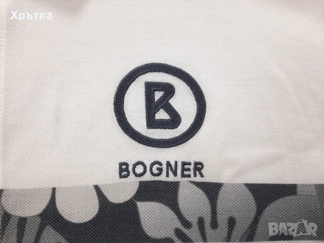 Bogner Floral Polo  - Oригинална мъжка тениска с яка р-р 52 / L, снимка 6 - Тениски - 54167834