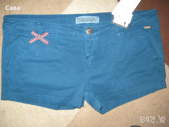 Къси дънки STRADIVARIUS, BSK   дамски,Л, снимка 3 - Дънки - 37276608
