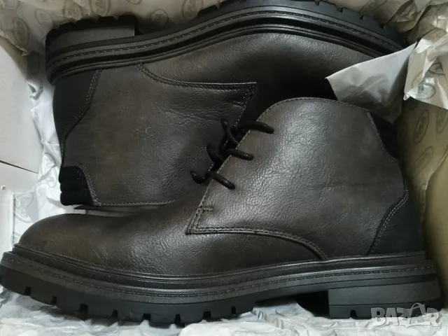 AM SHOE Мъжки 44 номер зимни сиви боти 