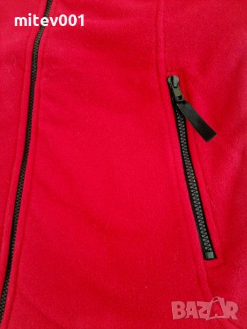 Яке полар Grizzly SELJORD LADY червено 150873, снимка 3 - Якета - 39131183