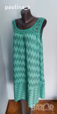 Два броя / Летни рокли от текстил и дантела / голям размер , снимка 3 - Рокли - 36845663