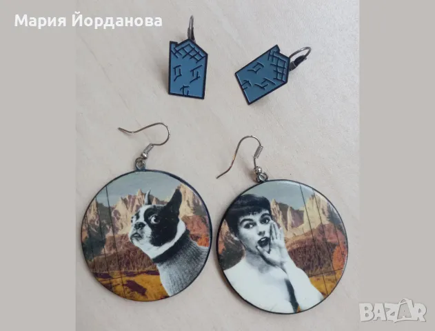 Авторски ръчноправени обеци, различни модели