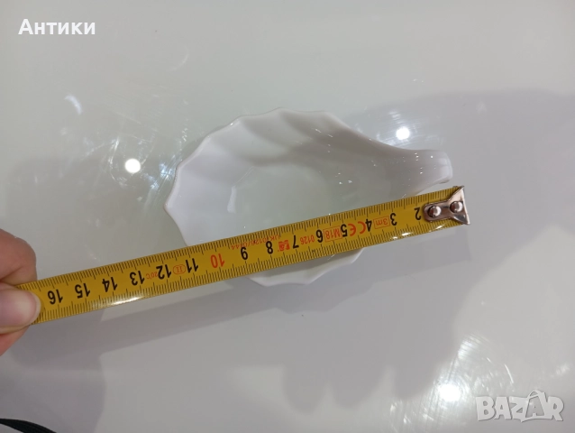 Порцеланова стара сосиера маркирана , снимка 4 - Колекции - 52625325