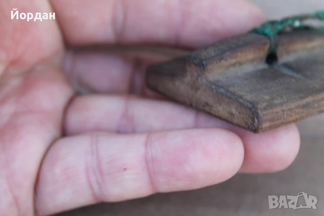 Дървен ритуален печат за хляб /Просфора/, снимка 6 - Антикварни и старинни предмети - 50524011