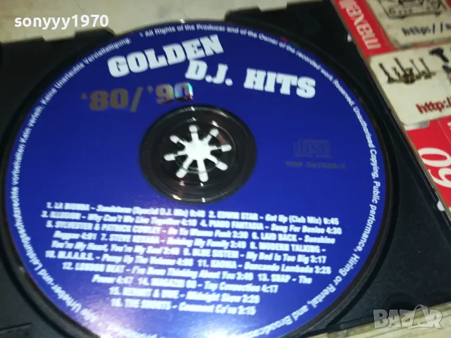 GOLDEN DJ HITS 80/90 CD 2503250542, снимка 2 - CD дискове - 49627330