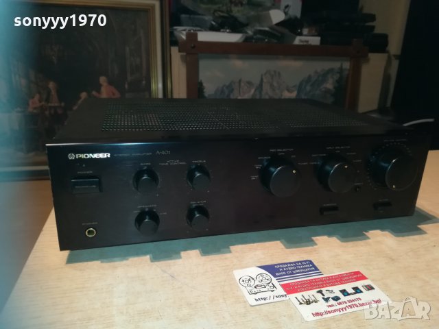 поръчан-pioneer a-401 stereo ampli-550watt-japan/sweden 2210202100, снимка 2 - Ресийвъри, усилватели, смесителни пултове - 30521930