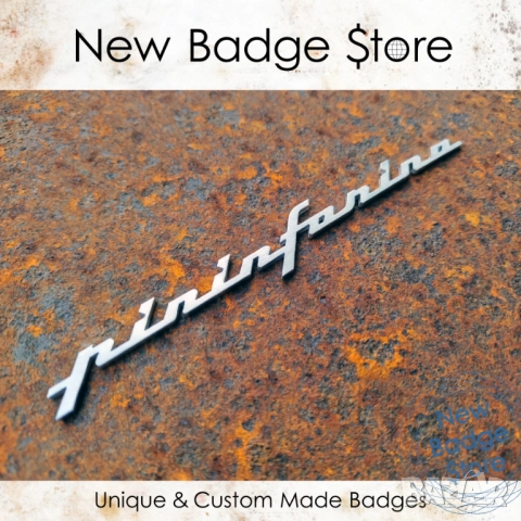 Pininfarina дизайнерски надпис за автомобил