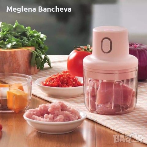 Мини Чопър за чесън и подправки , снимка 2 - Чопъри и пасатори - 42385315