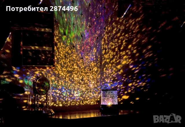0432 Star Master Звезден планетариум въртящ се, снимка 9 - Настолни лампи - 30909191