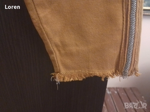 Дънки светло кафяв оранж🧡, снимка 6 - Дънки - 42544860