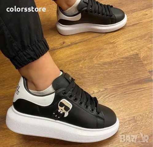 Дамски черни кецове  Karl Lagerfeld код Br315