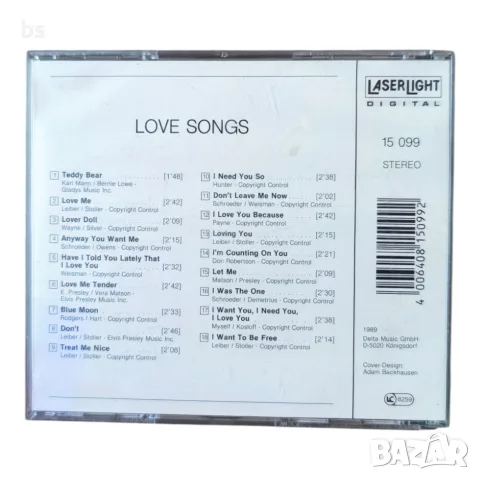 Elvis - Love songs CD, снимка 2 - CD дискове - 55962896