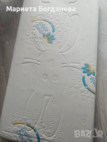 Матраче за сгъваема кошара - размер 120/60, снимка 2 - Бебешки легла и матраци - 53933852