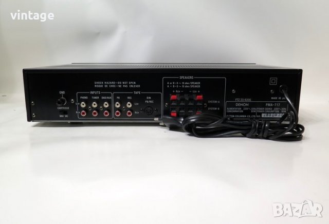 Denon PMA-717 Solid State Pre-Main Amplifier, снимка 7 - Ресийвъри, усилватели, смесителни пултове - 39536175