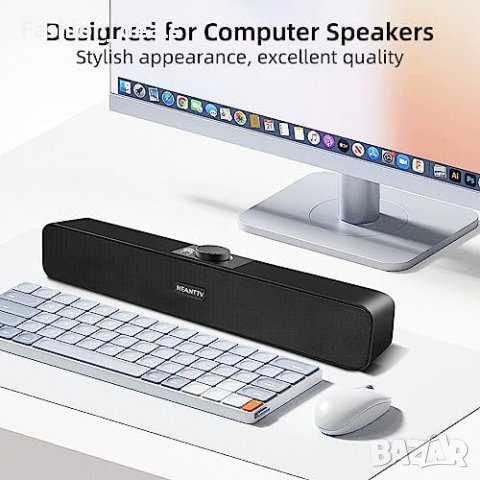 Нов Bluetooth 5.3 Саундбар Стерео колонка USB За Компютър лаптоп, снимка 5 - Други - 42875959