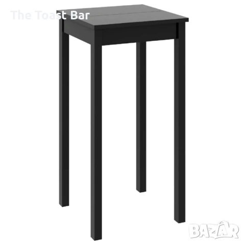 Бар маси – черен цвят | Стилни и стабилни, снимка 2 - Обзавеждане за заведение - 53164955