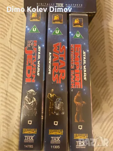 STAR WARS TRILOGY VHS Digitally Mastered, снимка 6 - Други жанрове - 50211195
