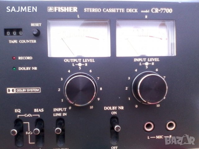 Fisher Cr-7700 Cassette ДЕК, снимка 10 - Декове - 29214240