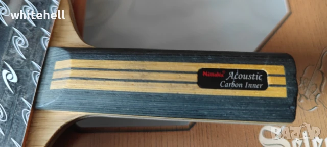 Хилка за тенис на маса Nittaku Acoustic Inner Carbon G-Revision ST + Fastarc G-1, снимка 3 - Други спортове - 50891487