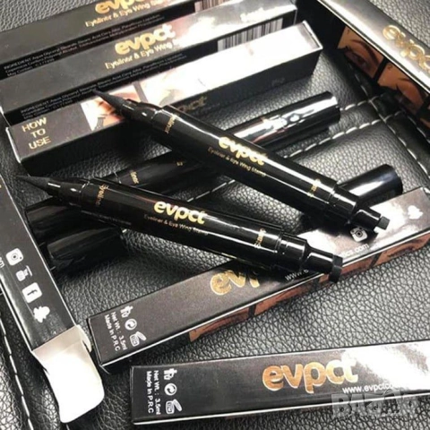 Двойна очна линия-писалка с дълготраен ефект и водоустойчивост